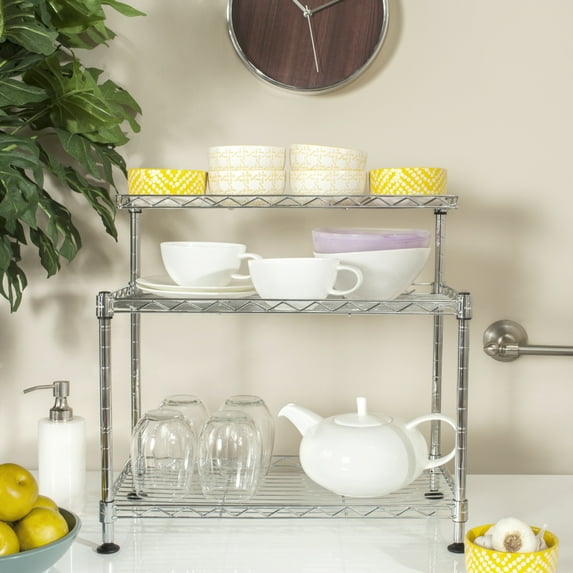 SAFAVIEH Marcel Chrome Wire Mini Rack Chrome