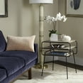 thumbnail image 1 of SAFAVIEH Marcel Retro Mid-Century Three Tier End Table, Light Grey, 1 of 7