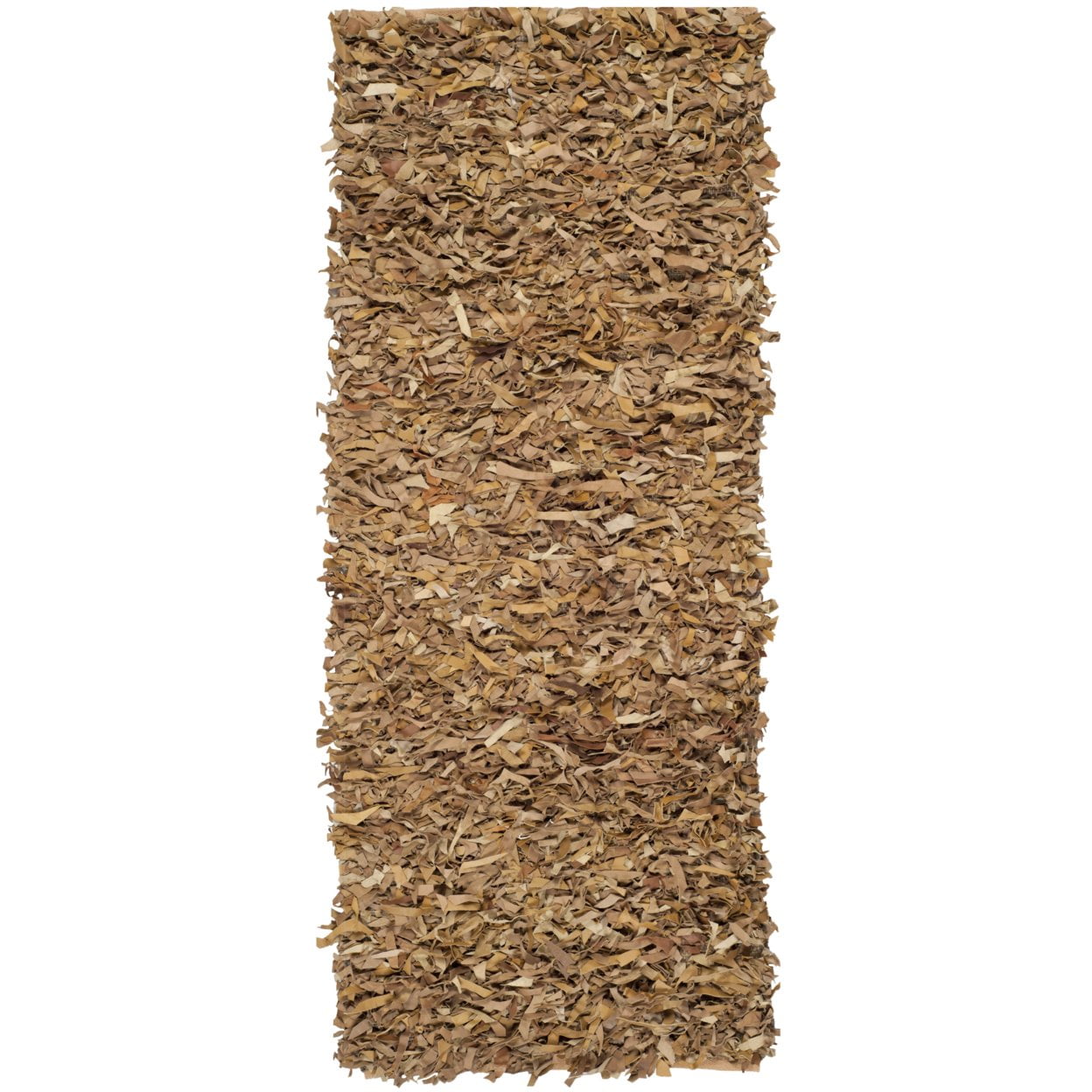 Hand-Knotted Casual Luxury Leather Shag 5' x 8' Rug