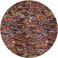 thumbnail image 1 of SAFAVIEH Mariam Leather Shag Area Rug, Multi, 8' x 10', 1 of 11