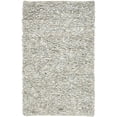 thumbnail image 1 of SAFAVIEH Mariam Leather Shag Area Rug, White, 6' x 9', 1 of 10