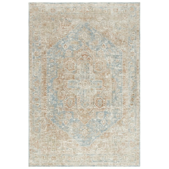 SAFAVIEH Marigold Clayton Oriental Area Rug, Blue/Beige, 8' x 10'