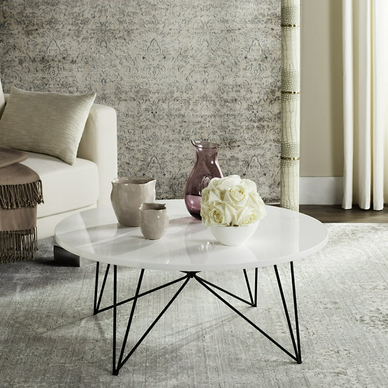Round white coffee table walmart deals