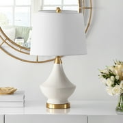 SAFAVIEH Marlowe Mid-Century Table Lamp, White, Set of 2