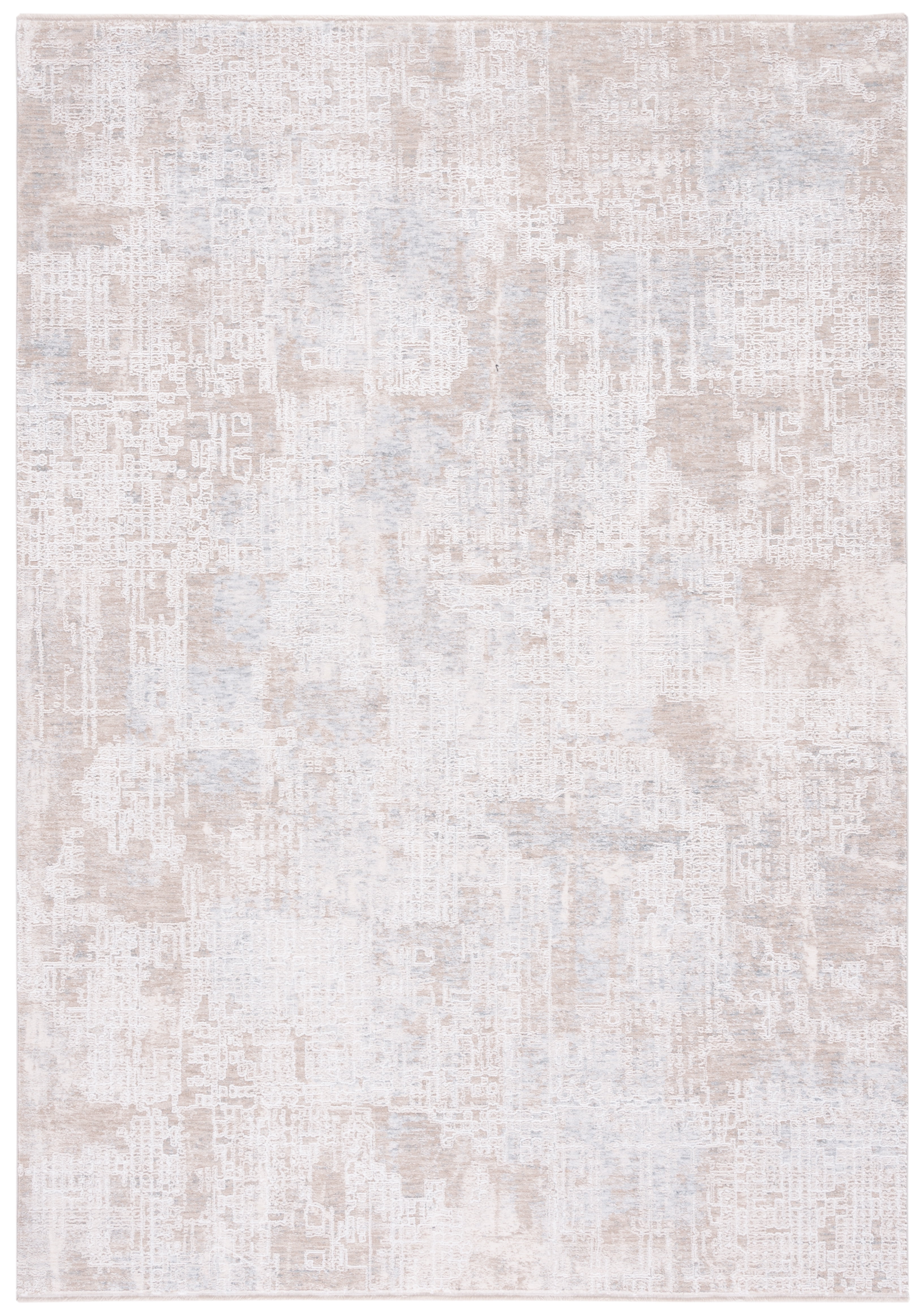 Elysian Gray Hand-Knotted Viscose Blend 5'x8' Area Rug