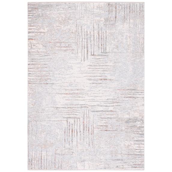 SAFAVIEH Marmara Carina Abstract Area Rug, Beige/Blue Rust, 2'6" x 4'