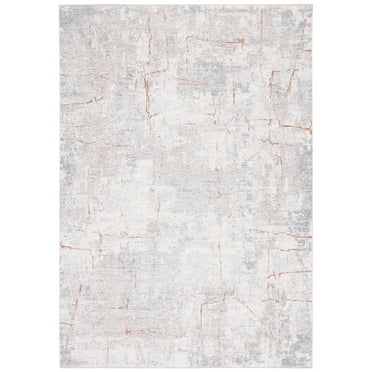 SAFAVIEH Marmara Hannan Abstract Area Rug, Beige/Blue Rust, 8' x 10'1"