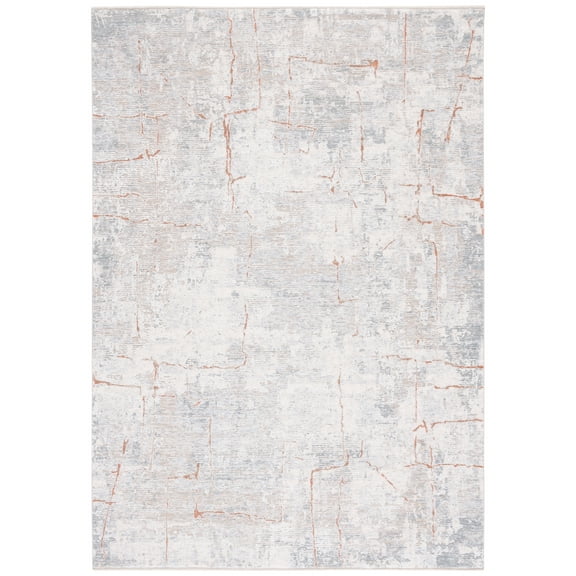 SAFAVIEH Marmara Hannan Abstract Area Rug, Beige/Blue Rust, 8' x 10'1"