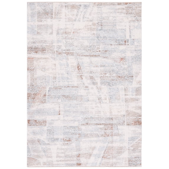 SAFAVIEH Marmara Keila Abstract Area Rug, Beige/Blue Rust, 2'6" x 4'