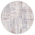 thumbnail image 1 of SAFAVIEH Marmara Keila Abstract Area Rug, Beige/Blue Rust, 6'7" x 6'7" Round, 1 of 8