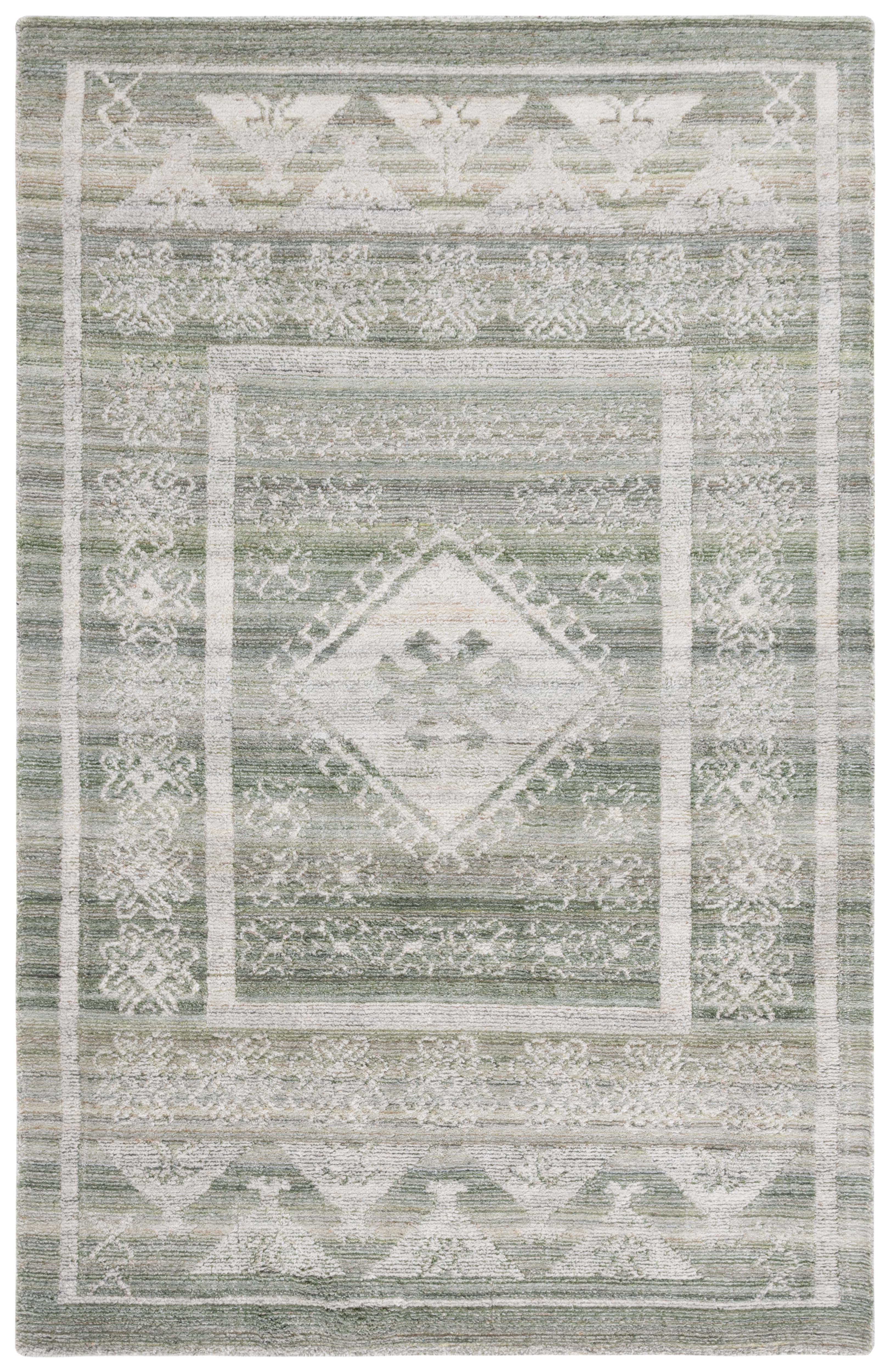 SAFAVIEH Marquee Alton Medallion Area Rug, Green/Sage, 5' x 8'