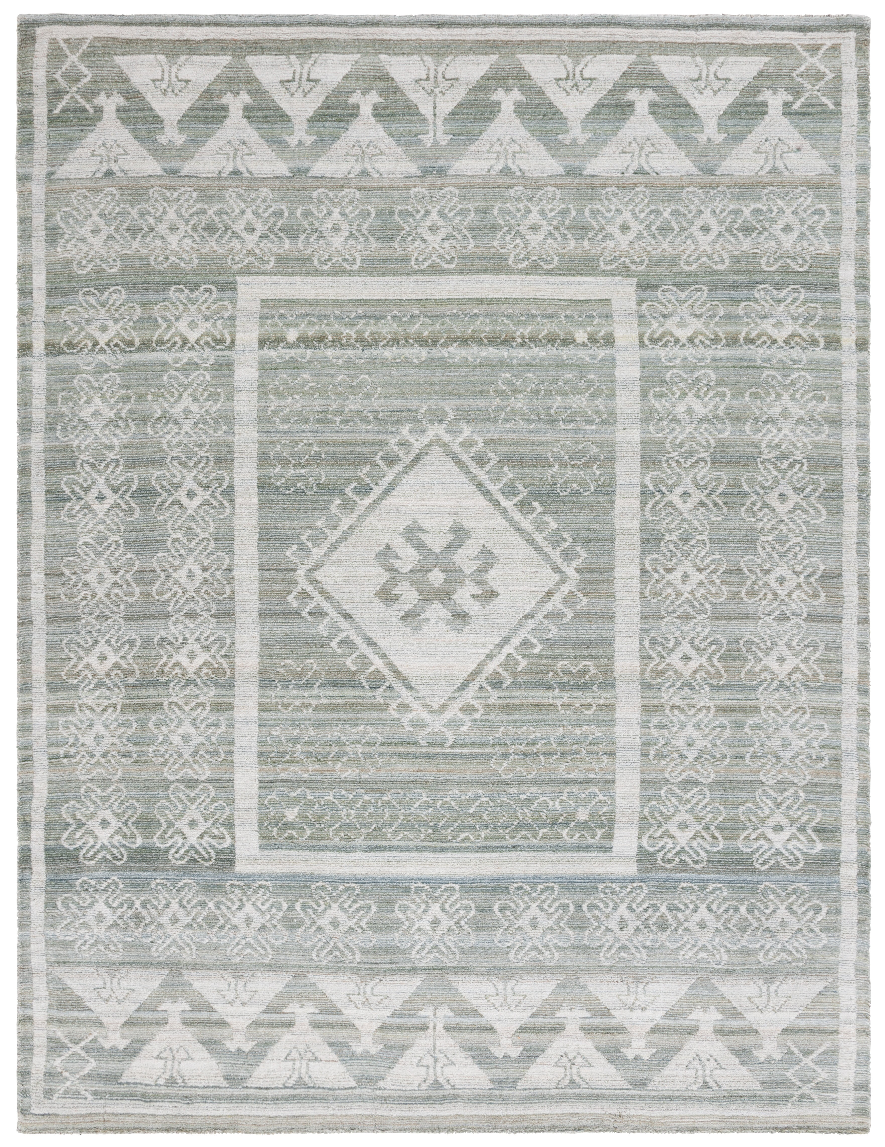 SAFAVIEH Marquee Alton Medallion Area Rug, Green/Sage, 8' x 10'