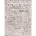 thumbnail image 1 of SAFAVIEH Marquee Andrina Medallion Polyester Area Rug, Grey/Pink, 8' x 10', 1 of 8