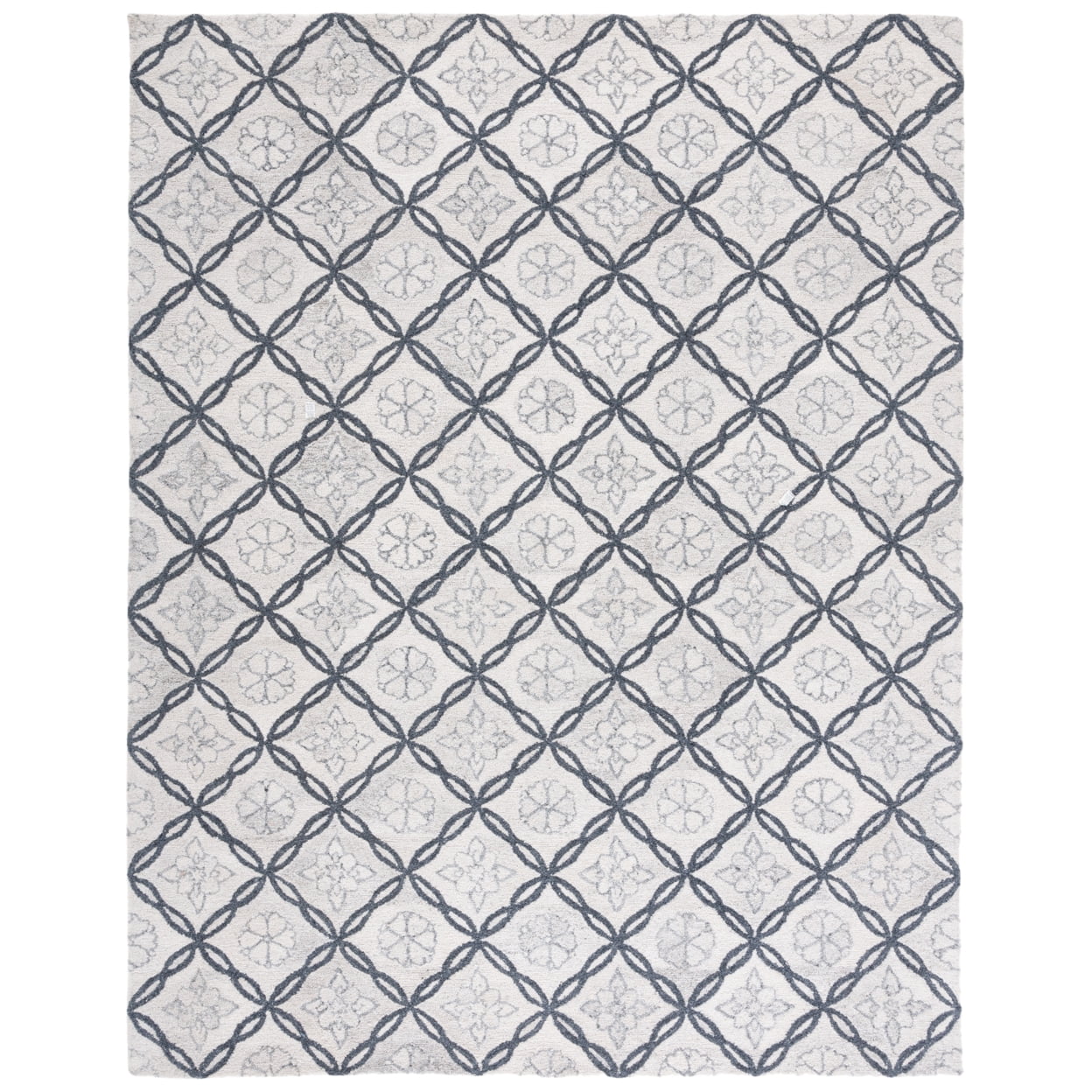 SAFAVIEH Marquee Anthony Geometric Area Rug, Ivory/Grey, 3' x 5'