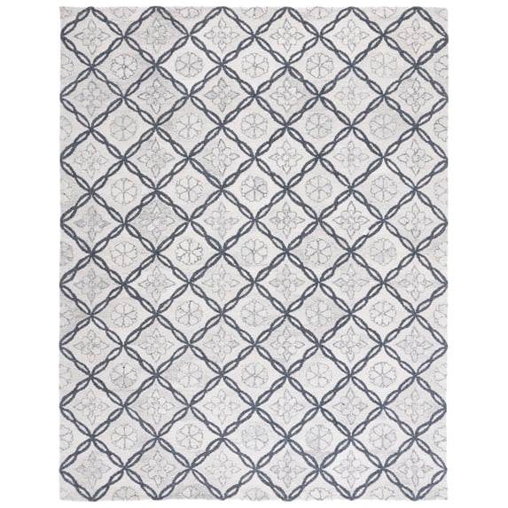 SAFAVIEH Marquee Anthony Geometric Area Rug, Ivory/Grey, 6' x 9'