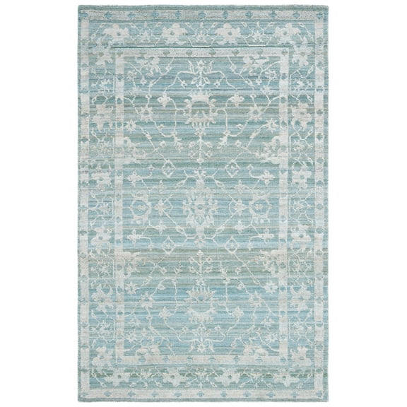 SAFAVIEH Marquee Clodagh Medallion Area Rug, Turquoise/Grey, 6' x 9'
