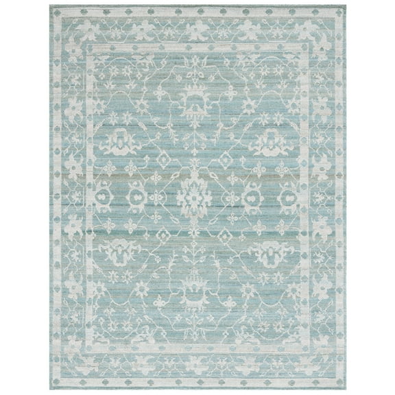 SAFAVIEH Marquee Clodagh Medallion Area Rug, Turquoise/Grey, 8' x 10'
