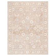SAFAVIEH Marquee Deforrest Medallion Area Rug, Rust/Blue, 8' x 10'