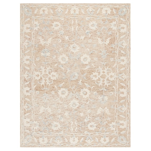 SAFAVIEH Marquee Deforrest Medallion Area Rug, Rust/Blue, 8' x 10'