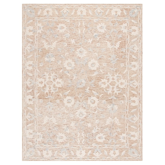 SAFAVIEH Marquee Deforrest Medallion Area Rug, Rust/Blue, 8' x 10'