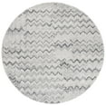thumbnail image 1 of SAFAVIEH Marquee Endika Geometric Polyester Area Rug, Grey/Ivory, 6' x 6' Round, 1 of 8