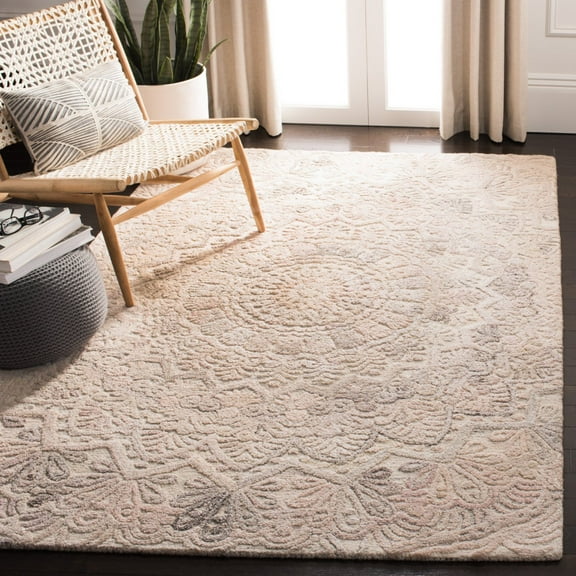 SAFAVIEH Marquee Georgiana Floral Area Rug, Beige/Ivory, 2' x 3'