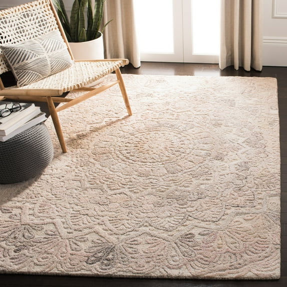 SAFAVIEH Marquee Georgiana Floral Area Rug, Beige/Ivory, 3' x 5'