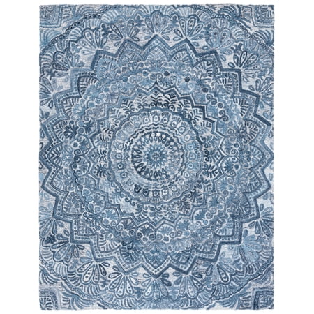 SAFAVIEH Marquee Georgiana Floral Area Rug, Blue/Grey, 9' x 12'