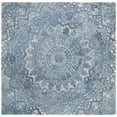 thumbnail image 1 of SAFAVIEH Marquee Georgiana Floral Area Rug, Blue/Ivory, 4' x 4' Square, 1 of 6