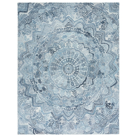 SAFAVIEH Marquee Georgiana Floral Area Rug, Blue/Ivory, 8' x 10'