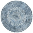 thumbnail image 1 of SAFAVIEH Marquee Georgiana Floral Area Rug, Blue/Ivory, 8' x 8' Round, 1 of 10