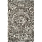 SAFAVIEH Marquee Georgiana Floral Area Rug, Grey/Ivory, 2' x 3'