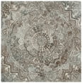 thumbnail image 1 of SAFAVIEH Marquee Georgiana Floral Area Rug, Grey/Ivory, 4' x 4' Square, 1 of 6