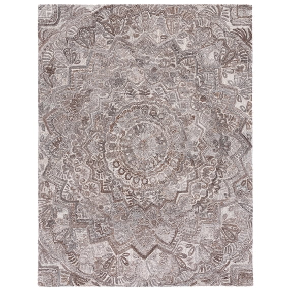 SAFAVIEH Marquee Georgiana Floral Area Rug, Grey/Ivory, 8' x 10'