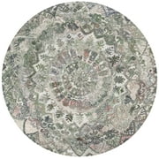 SAFAVIEH Marquee Georgiana Floral Area Rug, Grey/Multi, 6' x 6' Round