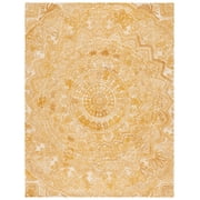 SAFAVIEH Marquee Georgiana Floral Area Rug, Yellow/Ivory, 8' x 10'