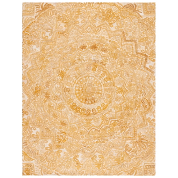 SAFAVIEH Marquee Georgiana Floral Area Rug, Yellow/Ivory, 8' x 10'