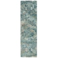 thumbnail image 1 of SAFAVIEH Marquee Georgiana Floral Runner Rug, Aqua/Green, 2'3" x 8', 1 of 6