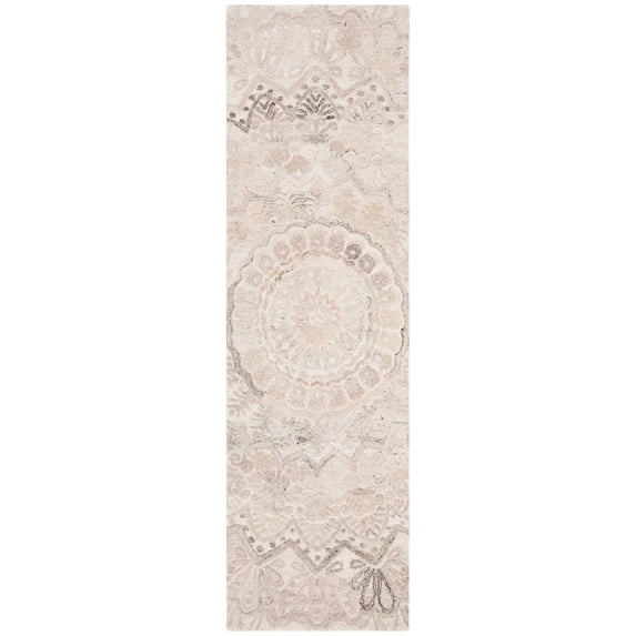 SAFAVIEH Marquee Georgiana Floral Runner Rug, Beige/Ivory, 2'3" x 16'