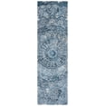 thumbnail image 1 of SAFAVIEH Marquee Georgiana Floral Runner Rug, Blue/Grey, 2'3" x 8', 1 of 8