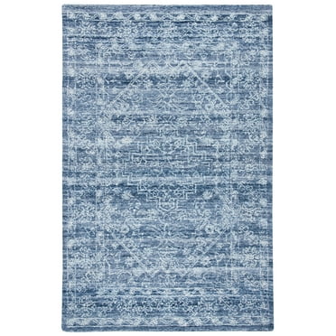 SAFAVIEH Marquee Lena Geometric Area Rug, Navy, 3' x 5'