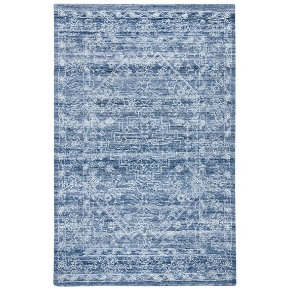SAFAVIEH Marquee Lena Geometric Area Rug, Navy, 3' x 5'