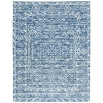 SAFAVIEH Marquee Lena Geometric Area Rug, Navy, 8' x 10'