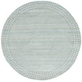 thumbnail image 1 of SAFAVIEH Marquee Linda Geometric Area Rug, Turquoise/Grey, 6' x 6' Round, 1 of 8