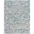 thumbnail image 1 of SAFAVIEH Marquee Madilyn Abstract Polyester Area Rug, Grey/Teal, 8' x 10', 1 of 8