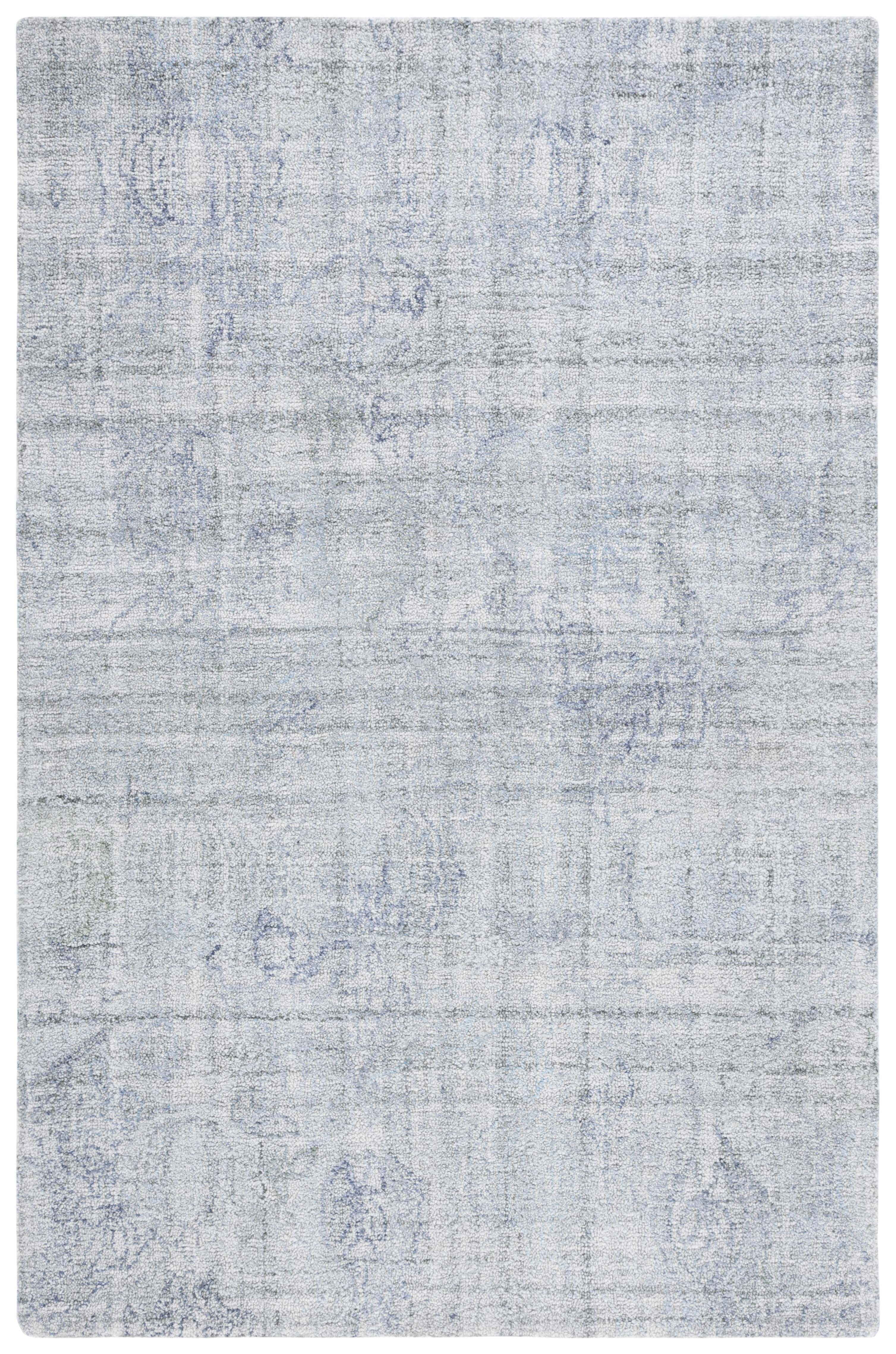 SAFAVIEH Marquee Maria Medallion Polyester Area Rug, Ivory/Grey, 4' x 6'