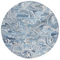 thumbnail image 1 of SAFAVIEH Marquee Marsan Geometric Area Rug, Blue/Grey, 5' x 5' Round, 1 of 11