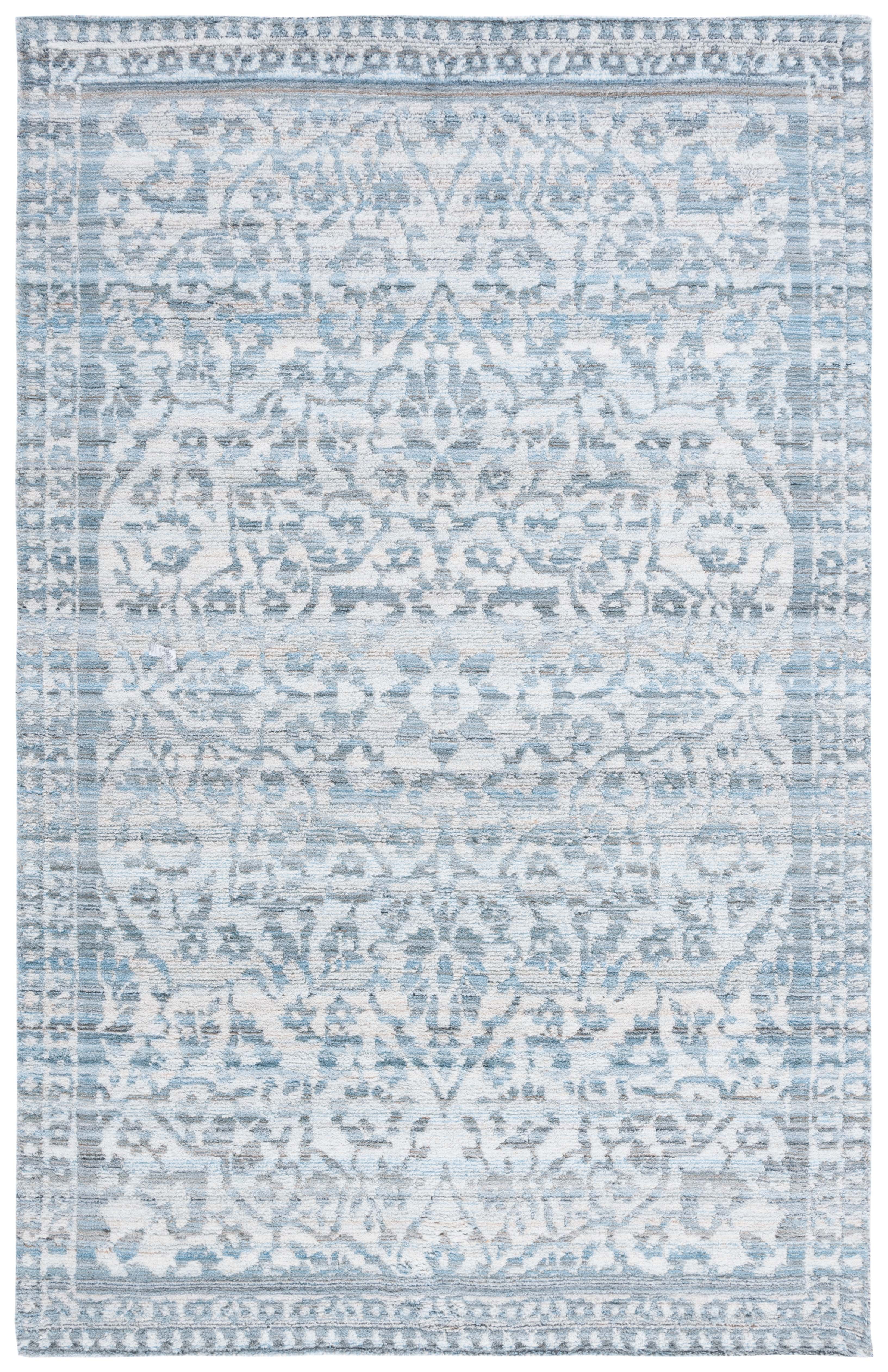 SAFAVIEH Marquee Patrice Medallion Area Rug, Blue/Grey, 5' x 8'