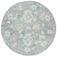 thumbnail image 1 of SAFAVIEH Marquee Raynard Floral Area Rug, Blue/Rust, 6' x 6' Round, 1 of 10