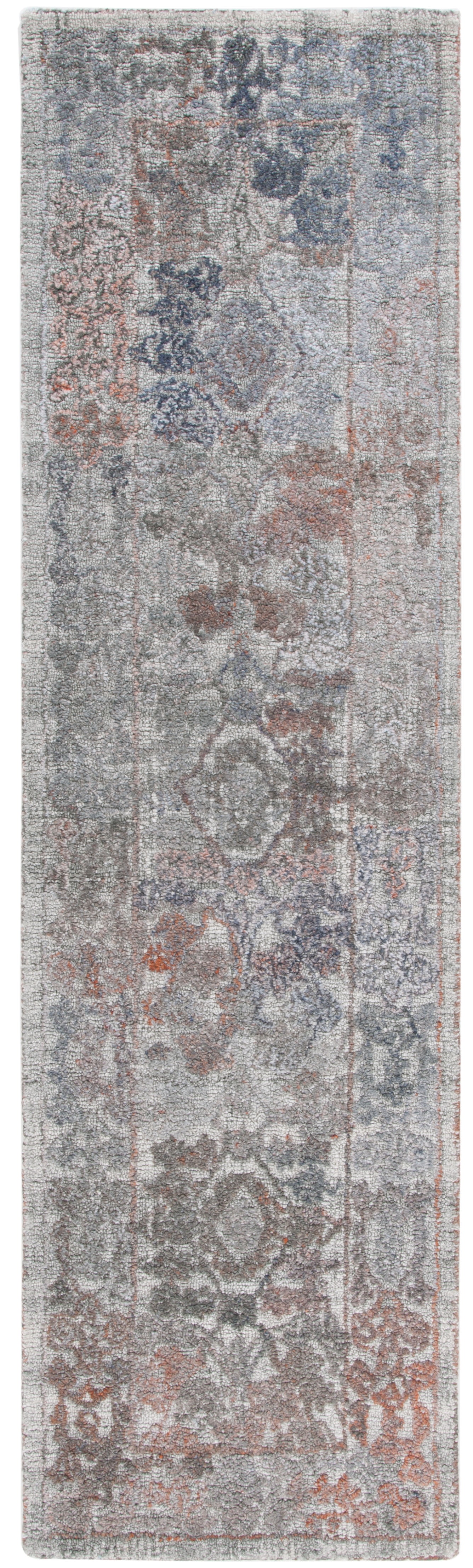 Polyester Runner Rugs SAFAVIEH Marquee Rita Medallion Polyester Runner Rug, Rust/Grey, 2'3